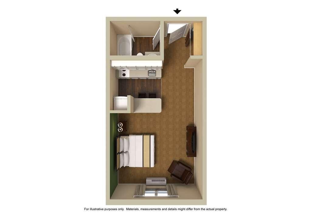 Extended Stay America Select Suites - Chicago - Downers Grove Oda fotoğraf
